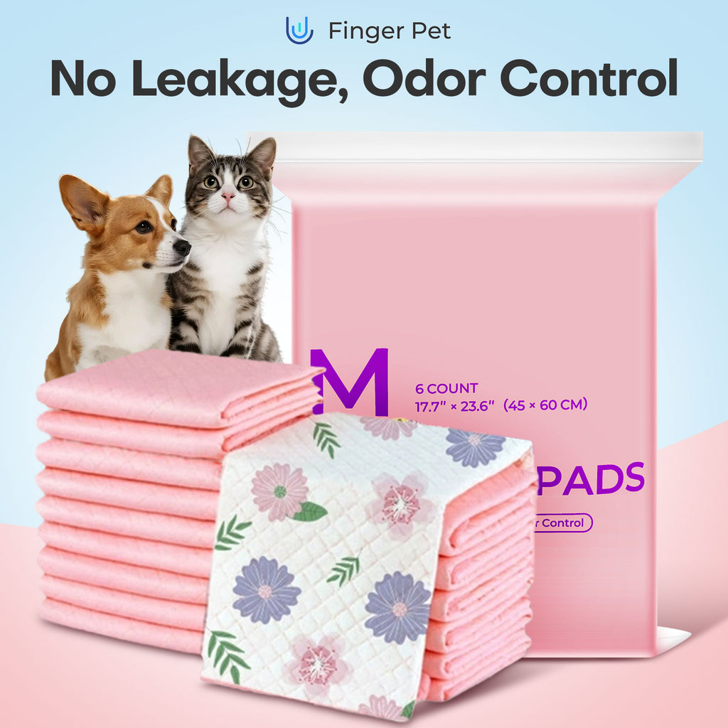 Printed Pet Training Pads Disposable Leak-Proof Quick Absorb Puppy Pee Pad
