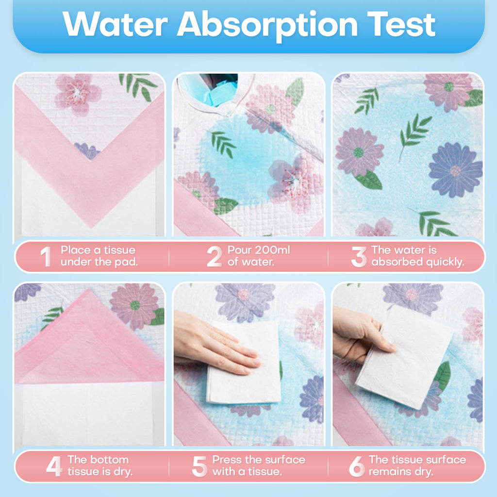 Printed Pet Training Pads Disposable Leak-Proof Quick Absorb Puppy Pee Pad