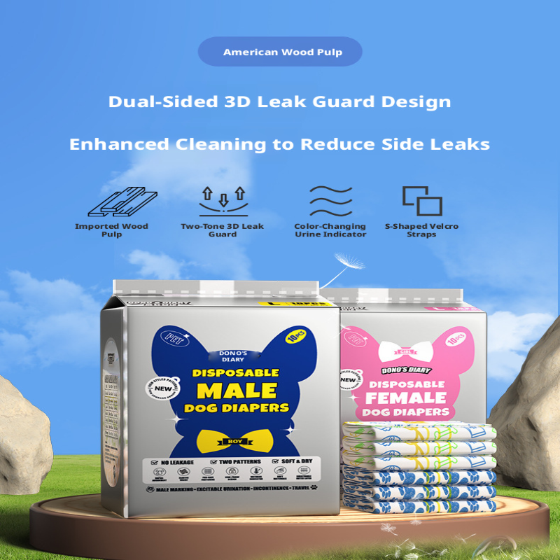 Dog Diapers & Sanitary Pants – Male/Female Pet Diapers, Pee Pads & Heat Period Panties