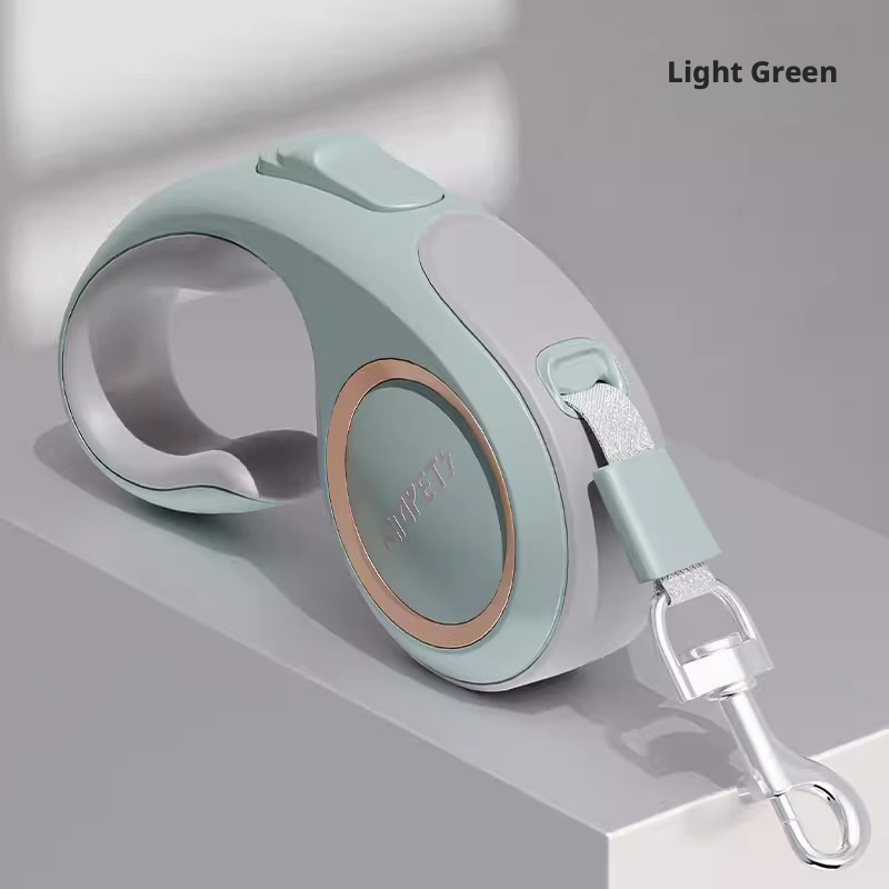 LED Dog Leash Retractable – Glowing Auto-Lock Leash with Comfort Grip, Non-Slip Handle