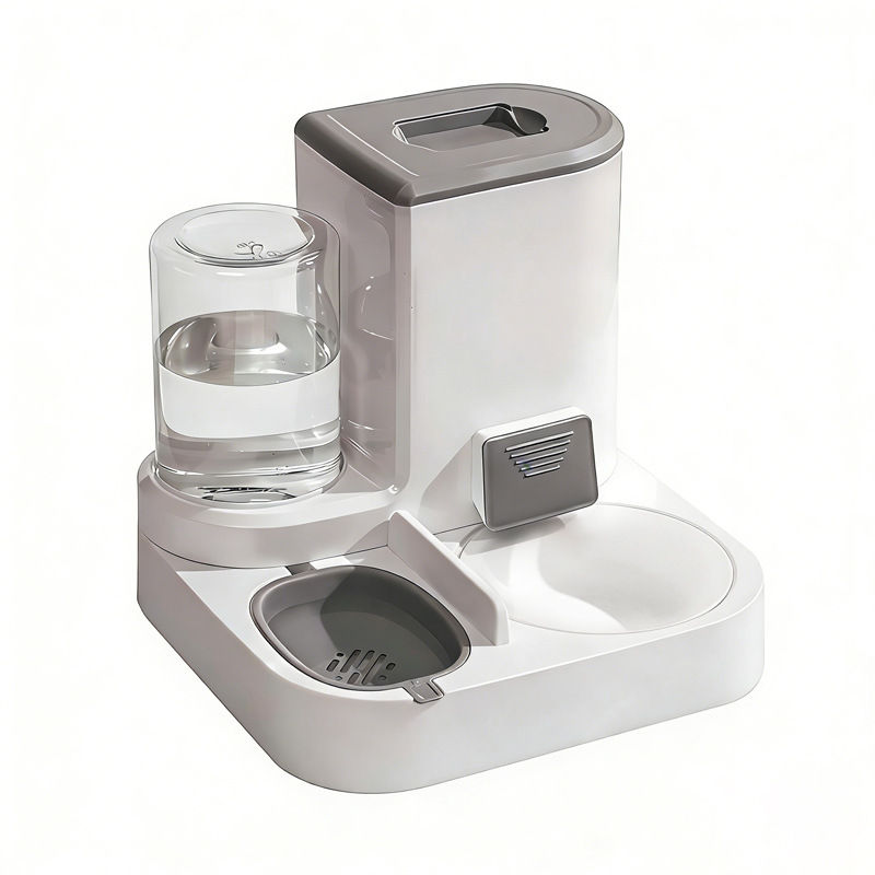 Automatic Cat Water & Food Dispenser – 2-in-1 Self-Feeding Bowl for Cats and Small Dogs