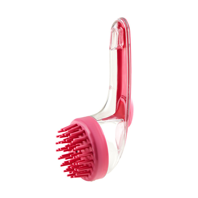 Silicone Pet Bathing Brush – Dog Cat Shower Scrubber & Massage Comb, Grooming Cleaner Tool for Deep Skin Exfoliation