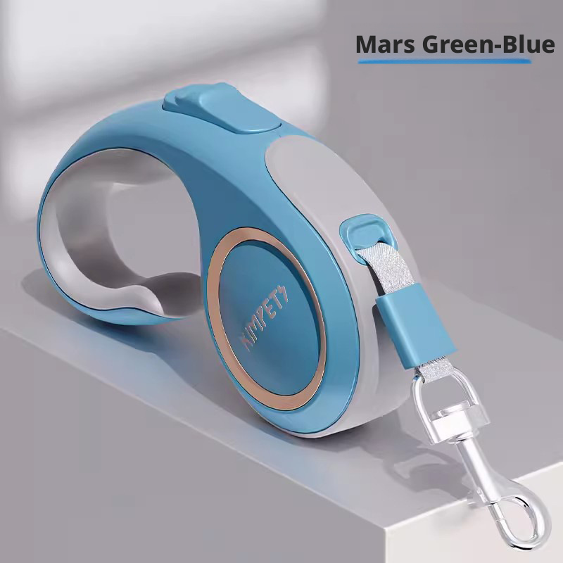 LED Dog Leash Retractable – Glowing Auto-Lock Leash with Comfort Grip, Non-Slip Handle