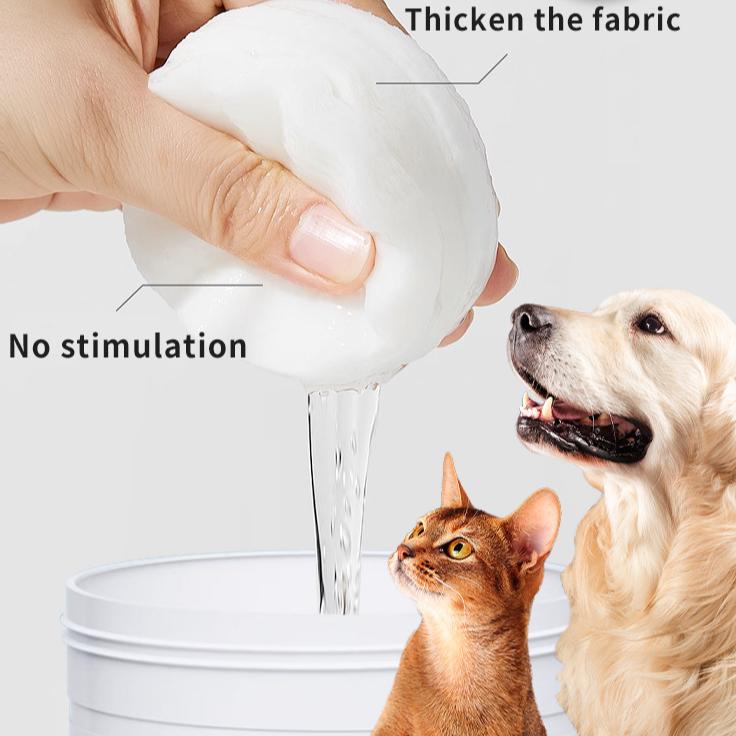 Gentle Tear Stain & Pet Eye Wipes for All Dogs & Cats ， Reduce Tear Stains