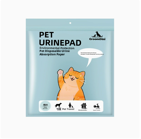 Dog Urine Absorbent Paper, Pet Pee Pads, Quick-Dry Absorbent Underpads for Dogs & Cats