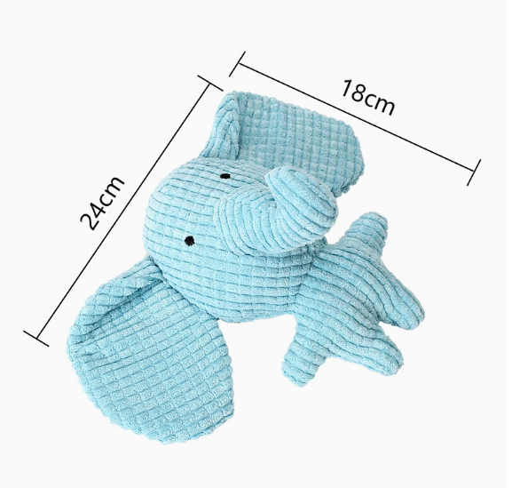 Interactive Plush Duck Toy for Dogs – Squeaky, Tough & Chewable, Perfect for Teething, Cuddling & Solo Play