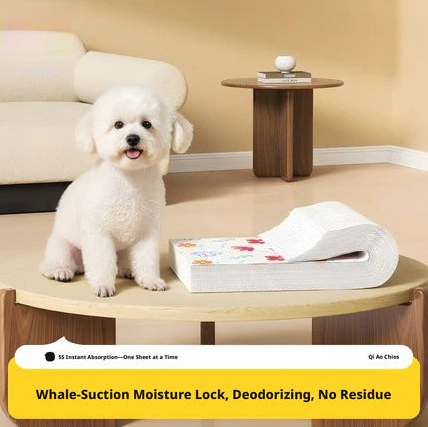 Dog Urine Cleaning Supplies – Pet Pee Pads, Absorbent Paper for Dogs & Cats, Quick-Dry Urine Wipes, Disposable Underpads