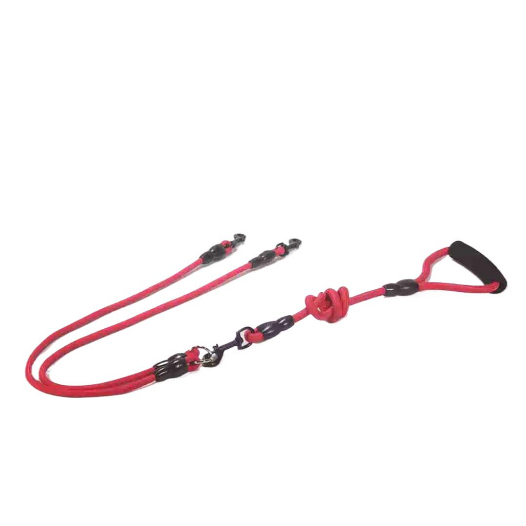Detachable 2-in-1 Dog Leash – Multi-Head Coupler for Walking Two Dogs