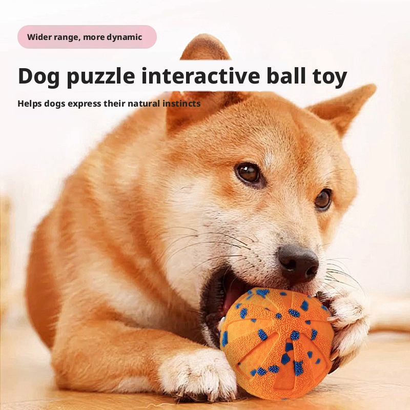 Smart Dog Toy Ball – ETPU Popcorn Bouncing Ball, Jump & Spin Interactive Toy for Dogs
