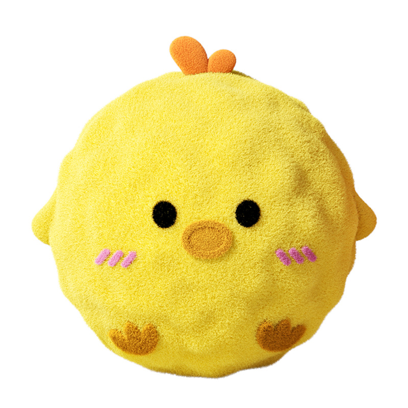 Plush Spiky Squeaky Ball for Small Dogs – Cute Animal-Shaped Chew Toy with Bounce