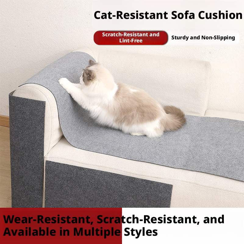 Cat Scratch Protector for Sofa – Self-Adhesive Furniture Guard for Fabric & Leather, Cut-to-Size