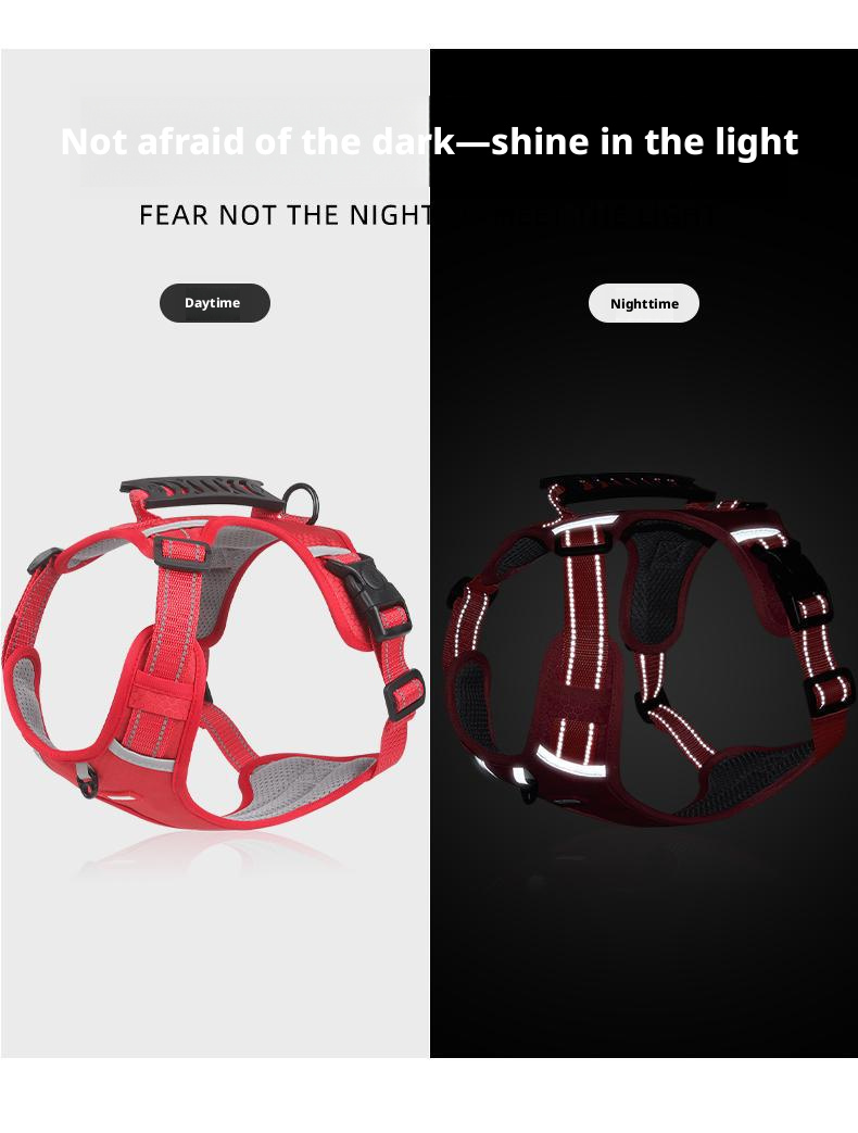 Escape-Proof Dog Harness & Leash – Vest-Style Walking Set for Medium to Large Breeds, Ideal for Shiba Inu