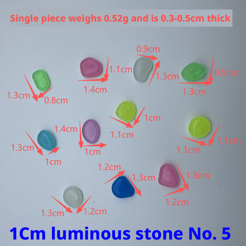 Glow in The Dark Pebbles – Luminous Stones for Garden, Fish Tank & Aquarium Decor