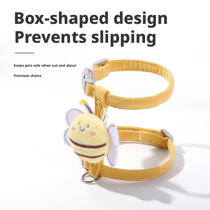 Escape-Proof Cat Harness with Leash – Vest-Style Walking Set for Cats & Small Dogs