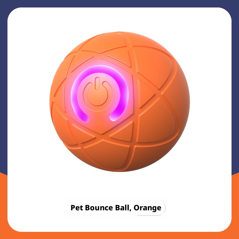 Electric Gravity Bouncing Ball – Interactive Cat & Dog Toy – Durable, Bite-Resistant, for Small & Large Dogs – Pet Entertainment Toy