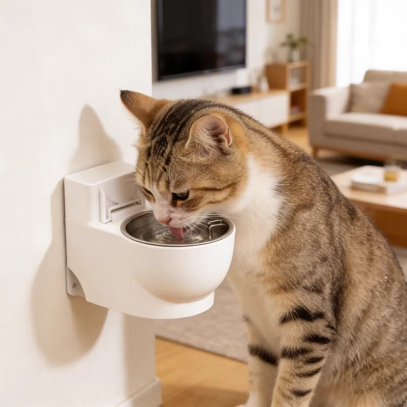 Toilet-Shaped Pet Water Dispenser – Funny Drinking Bowl for Cats & Dogs
