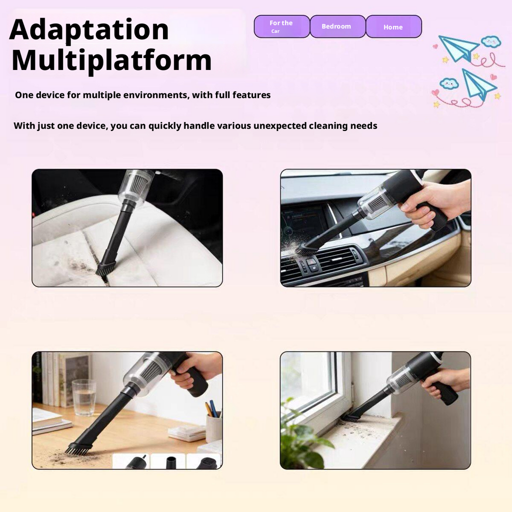 Handheld Cage Cleaner – Vacuum for Bird Seed Hulls & Droppings – For Parrot, Cockatiel, Sun Conure & Small Birds