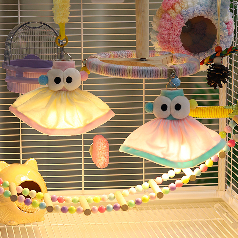 Bird Cage Ambient Night Light – Magnetic Anti-Startle Lamp for Parrot Cages