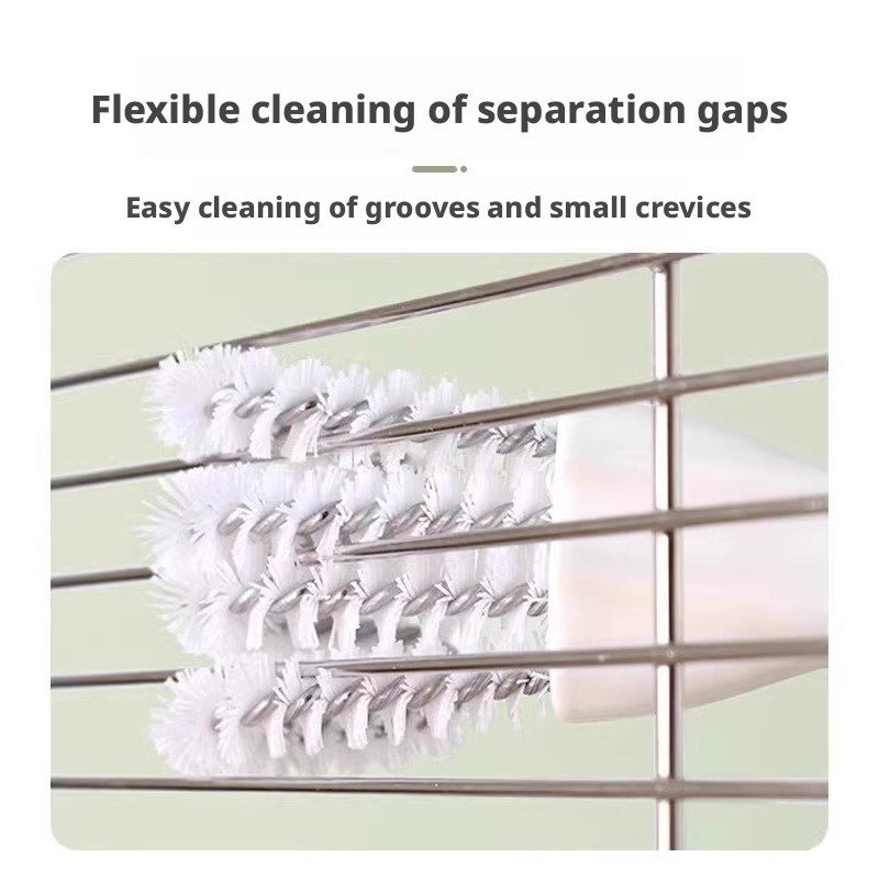 Multifunctional Bird Cage Cleaning Brush, Scraper, and Poop Remover Tool for Parrot Cages
