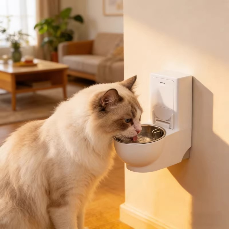 Toilet-Shaped Pet Water Dispenser – Funny Drinking Bowl for Cats & Dogs