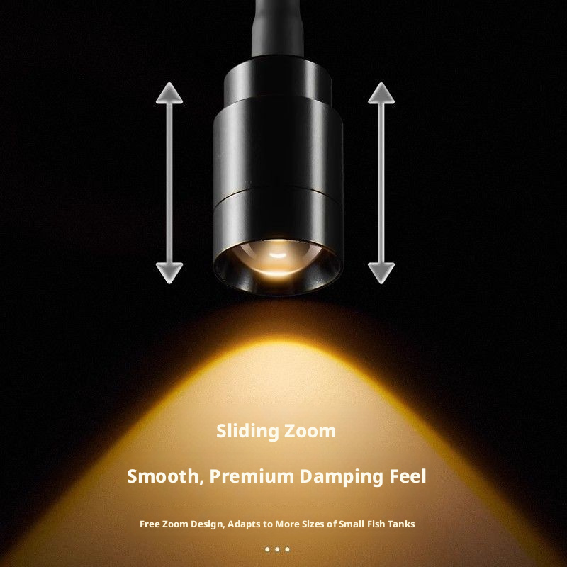 LED Aquarium Spotlight – Zoomable Fish Tank Light for Plants, Turtles & Bio-Tope Tanks