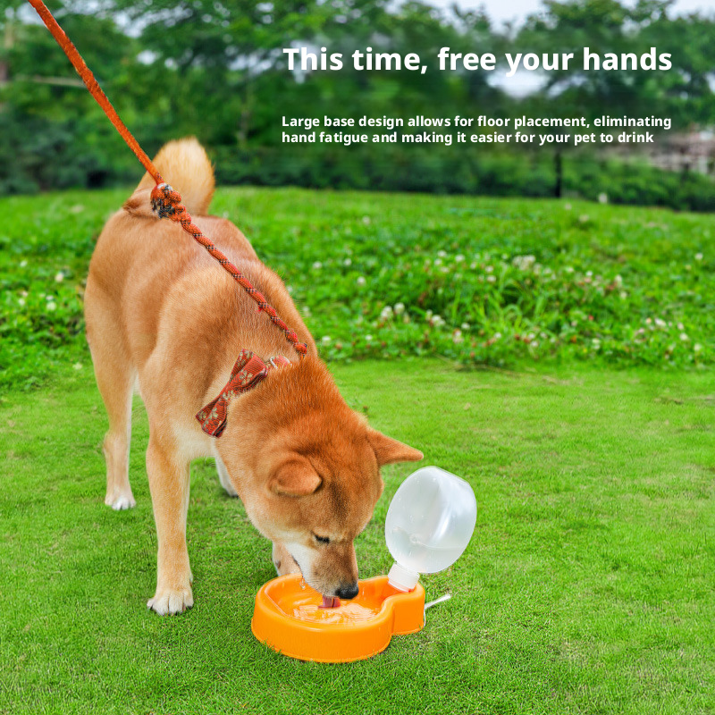 Foldable Portable Dog Water Bottle – Outdoor Travel Drinking Cup for Dogs & Cats