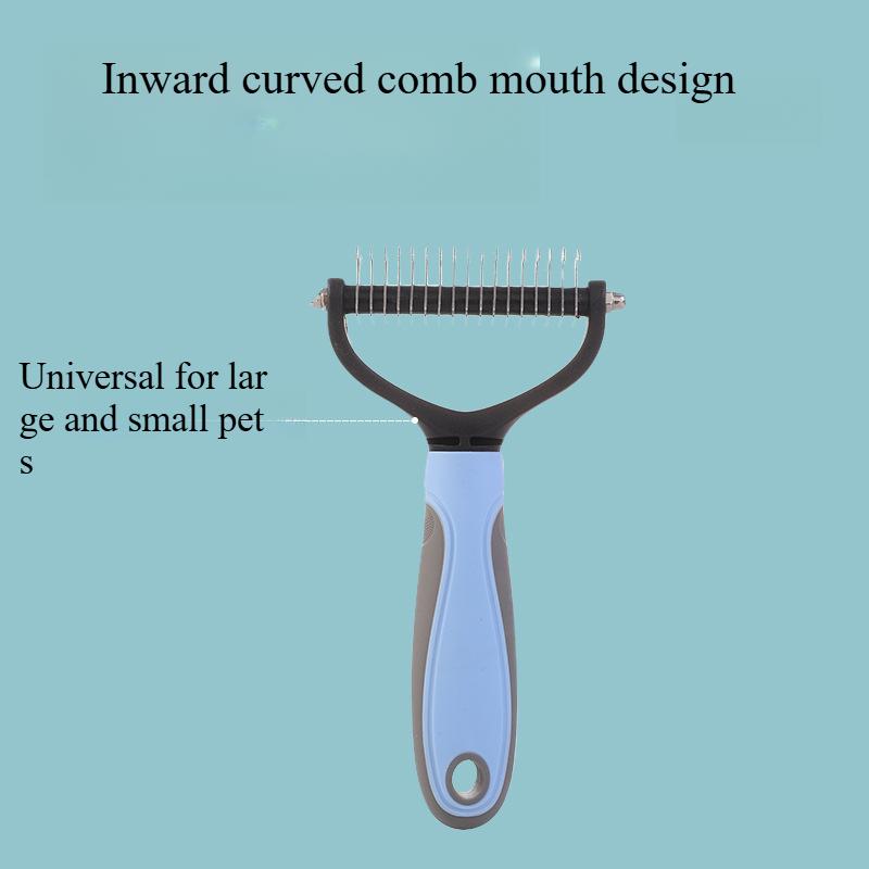 Wholesale Pet Knot Comb Stainless Steel Pet Comb Beauty Brush Dog Scraper Pet Special Comb