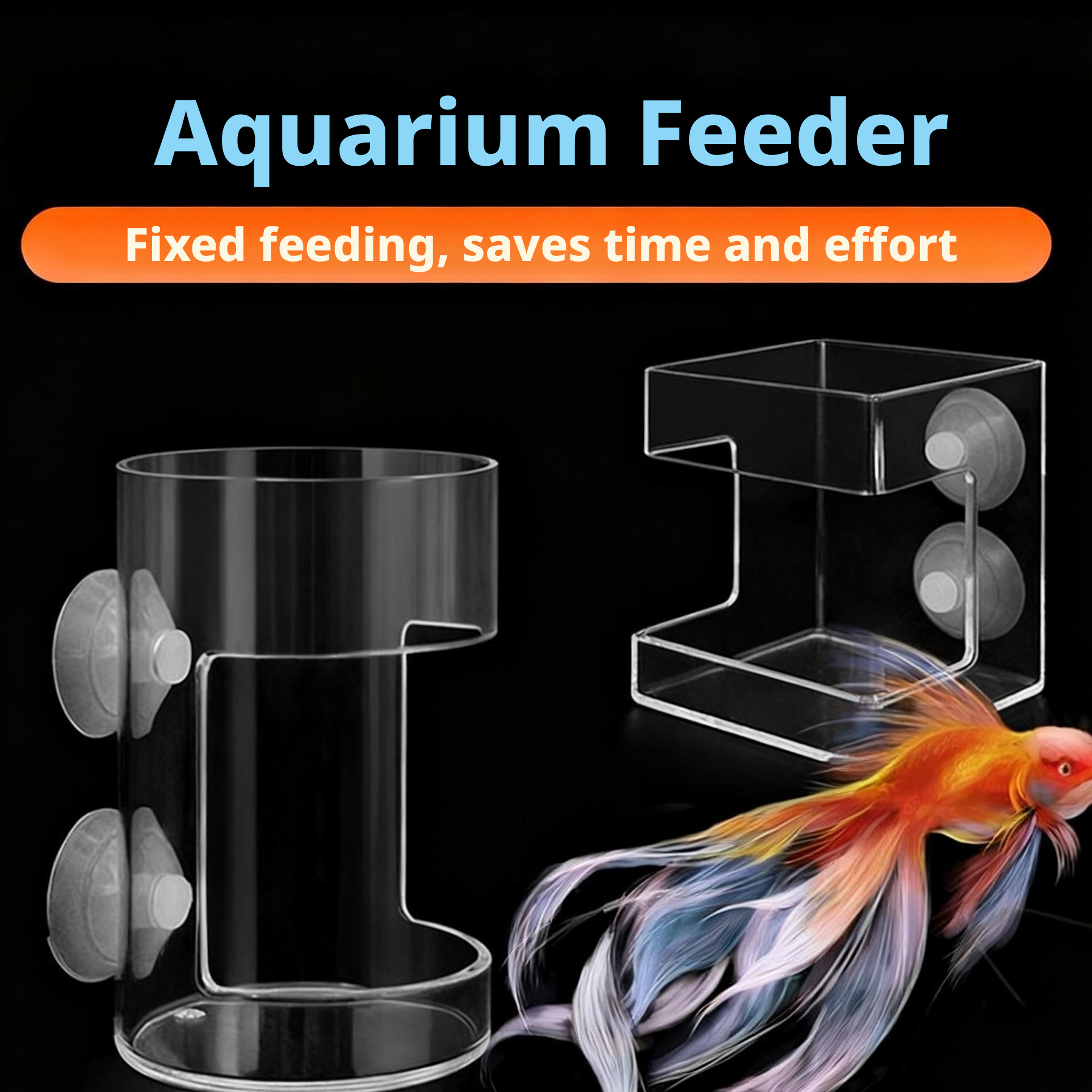 Floating Feeding Ring for Aquarium, Suitable for Parrot Fish and Koi