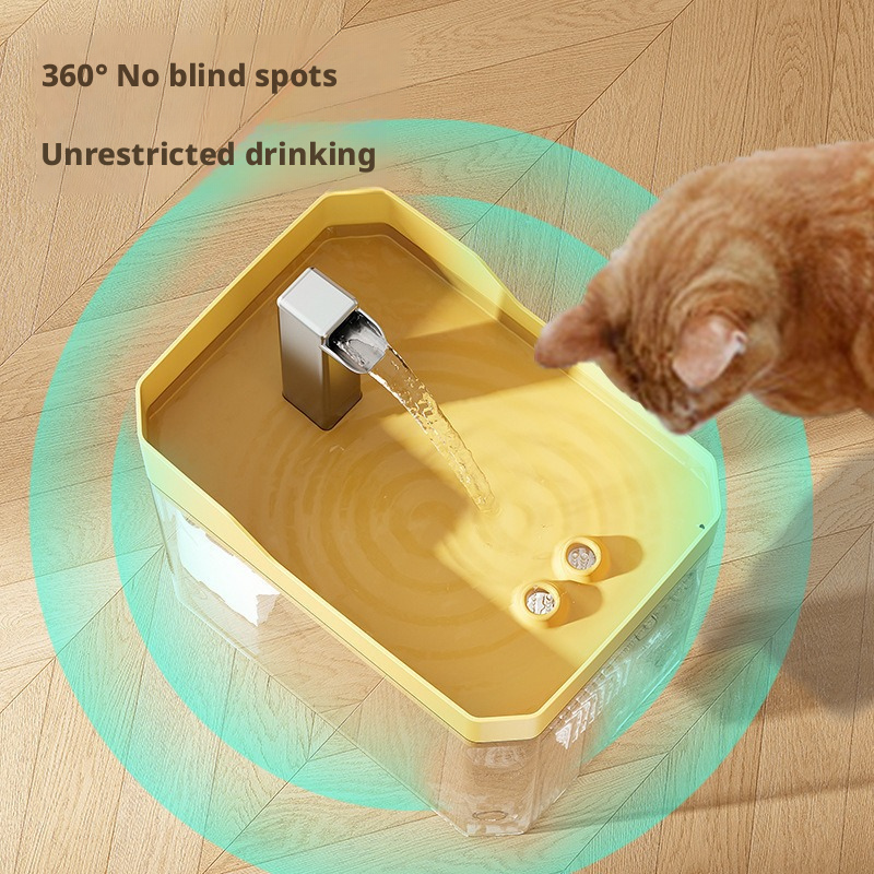 Cat & Dog Water Fountain, Automatic Pet Drinking Dispenser with Pump, Circulating Waterer for Home