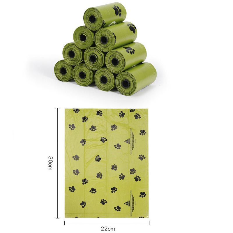 Scented Thick Dog Poop Bags – Flat Roll, Biodegradable, Leak-Proof Pet Waste Bags