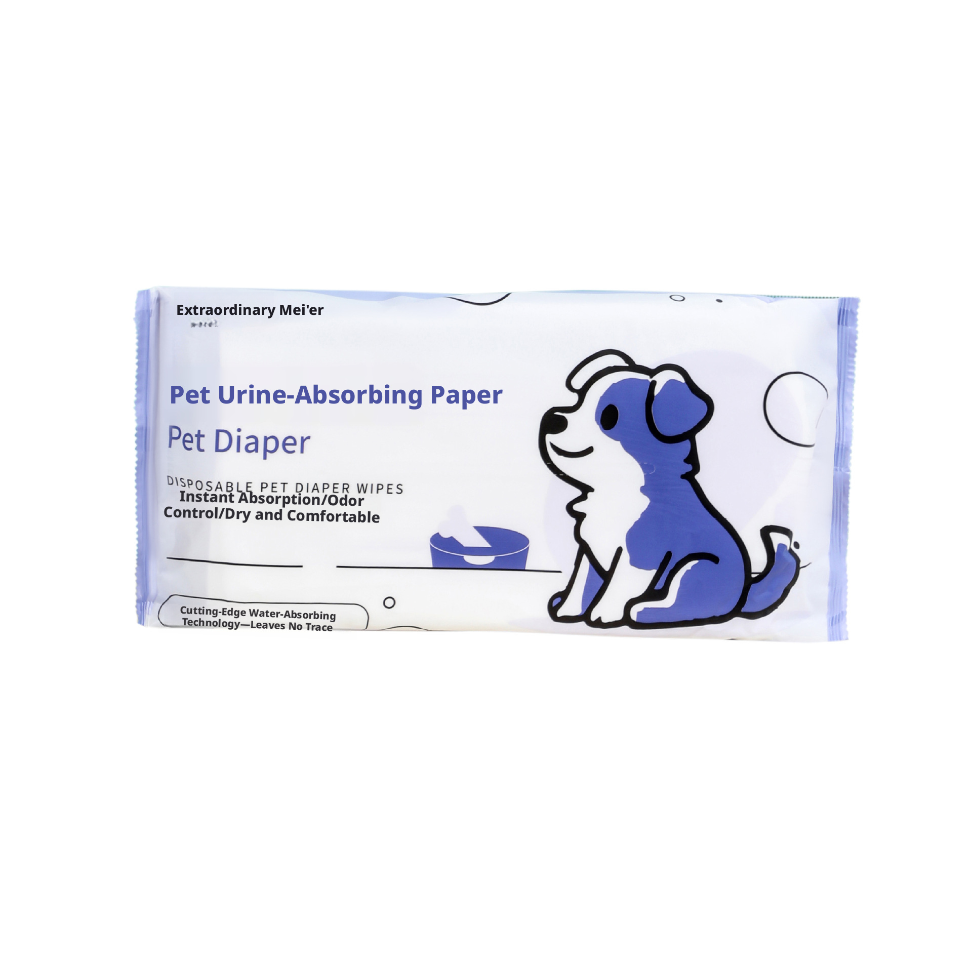 Quick-Dry Pet Pee Pads – Thick Absorbent Paper for Dogs & Cats, Urine Cleaning Sheets