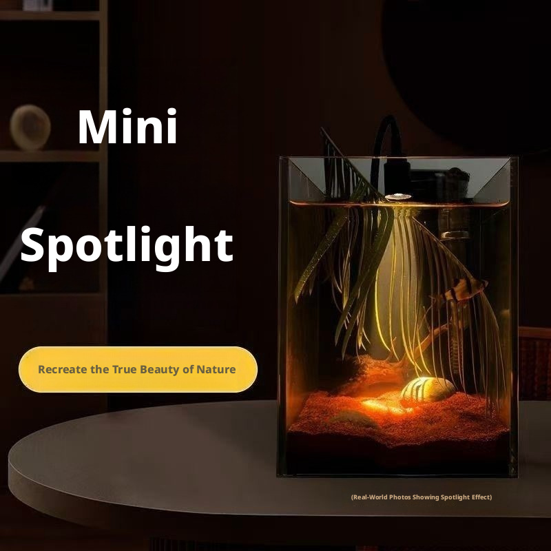 LED Aquarium Spotlight – Zoomable Fish Tank Light for Plants, Turtles & Bio-Tope Tanks