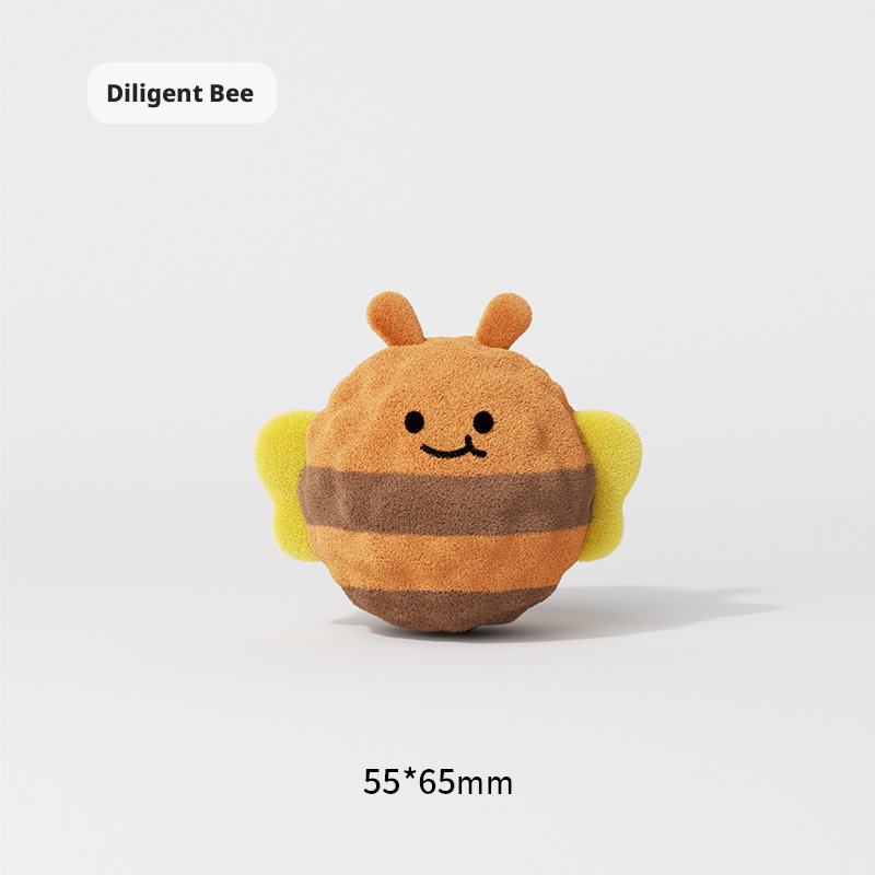 Plush Spiky Squeaky Ball for Small Dogs – Cute Animal-Shaped Chew Toy with Bounce