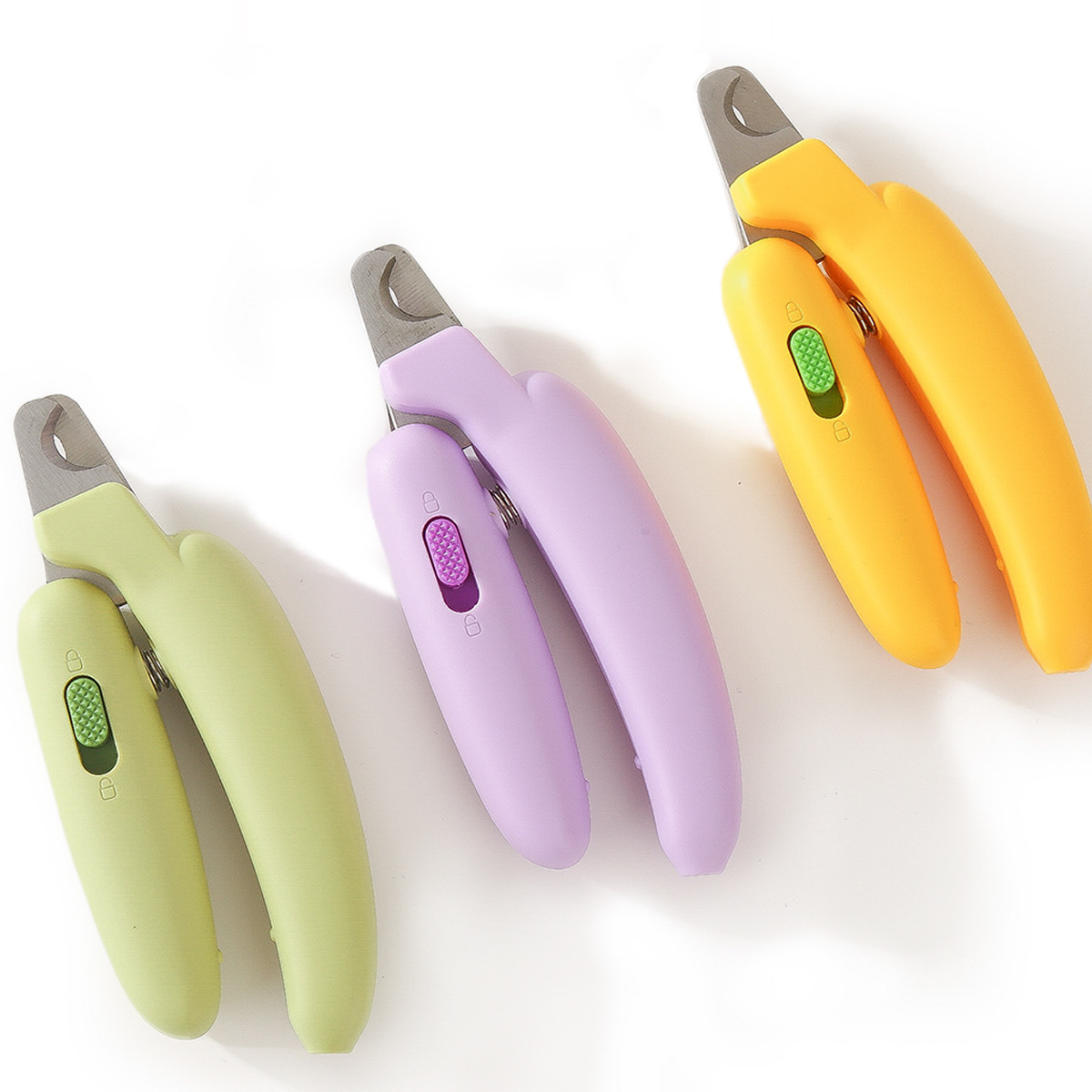 Banana-Shaped Pet Nail Clipper – Safe & Anti-Bleeding Trimmer for Cats, Dogs, Rabbits & Small Breeds