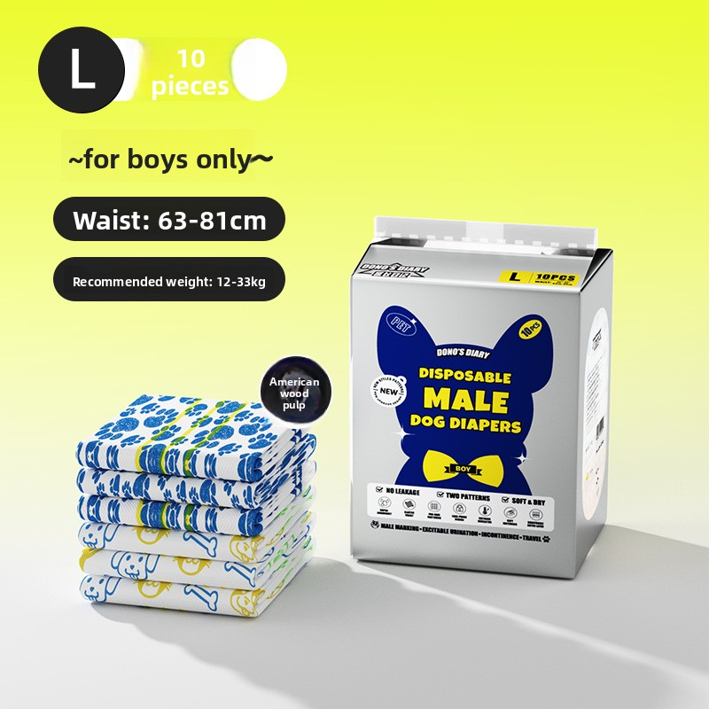 Dog Diapers & Sanitary Pants – Male/Female Pet Diapers, Pee Pads & Heat Period Panties