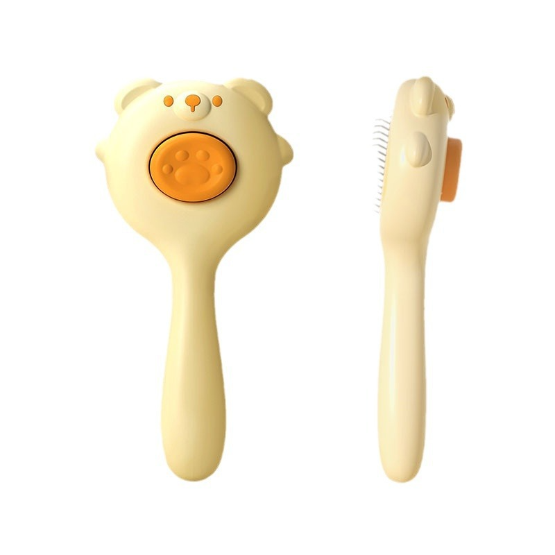 Cat & Dog Deshedding Brush – Fur Remover Grooming Tool for Long-Haired Pets