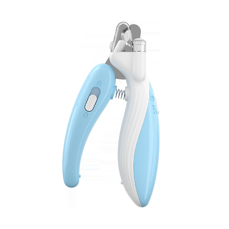 LED Pet Nail Clipper with Light – Anti-Bleeding Safety Trimmer for Cats, Dogs & Small Pets