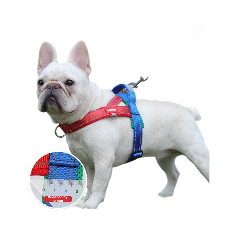 Anti-Shock Dog Harness – Reflective Saddle Vest, Escape-Proof, Outdoor Leash for Small Breeds