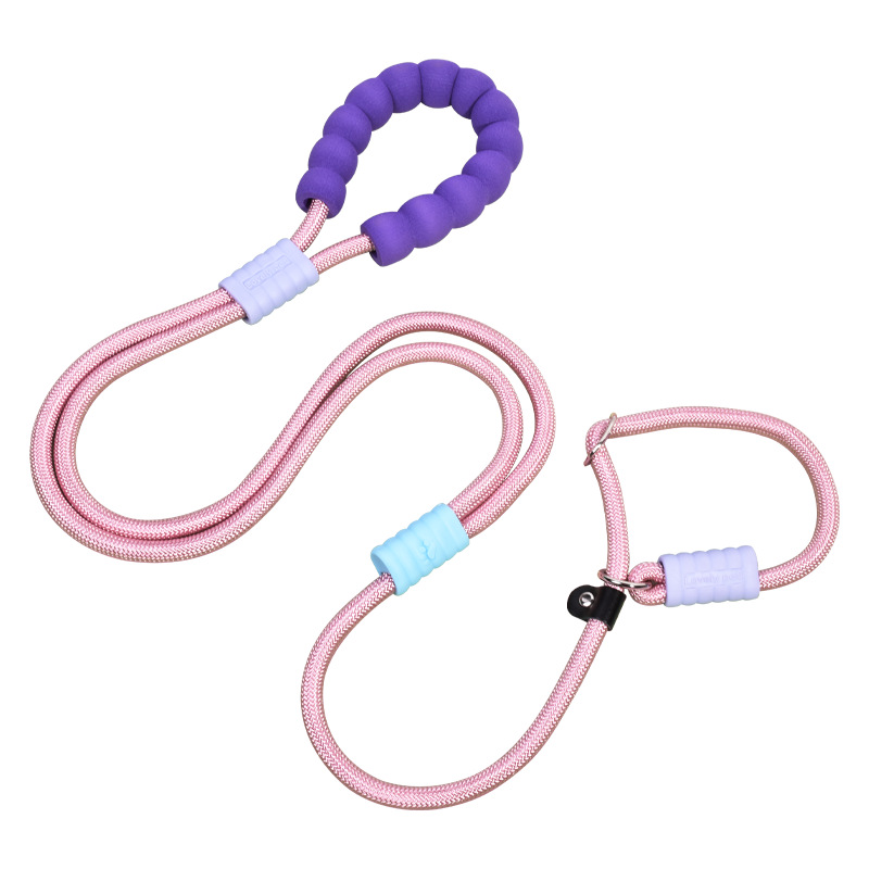 Anti-Pull Dog Leash – P-Rope & P-Chain Training Leash for Small to Large Breeds