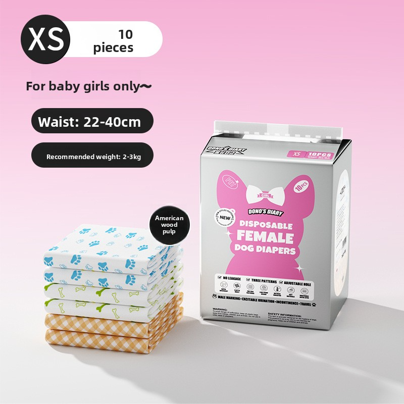 Dog Diapers & Sanitary Pants – Male/Female Pet Diapers, Pee Pads & Heat Period Panties
