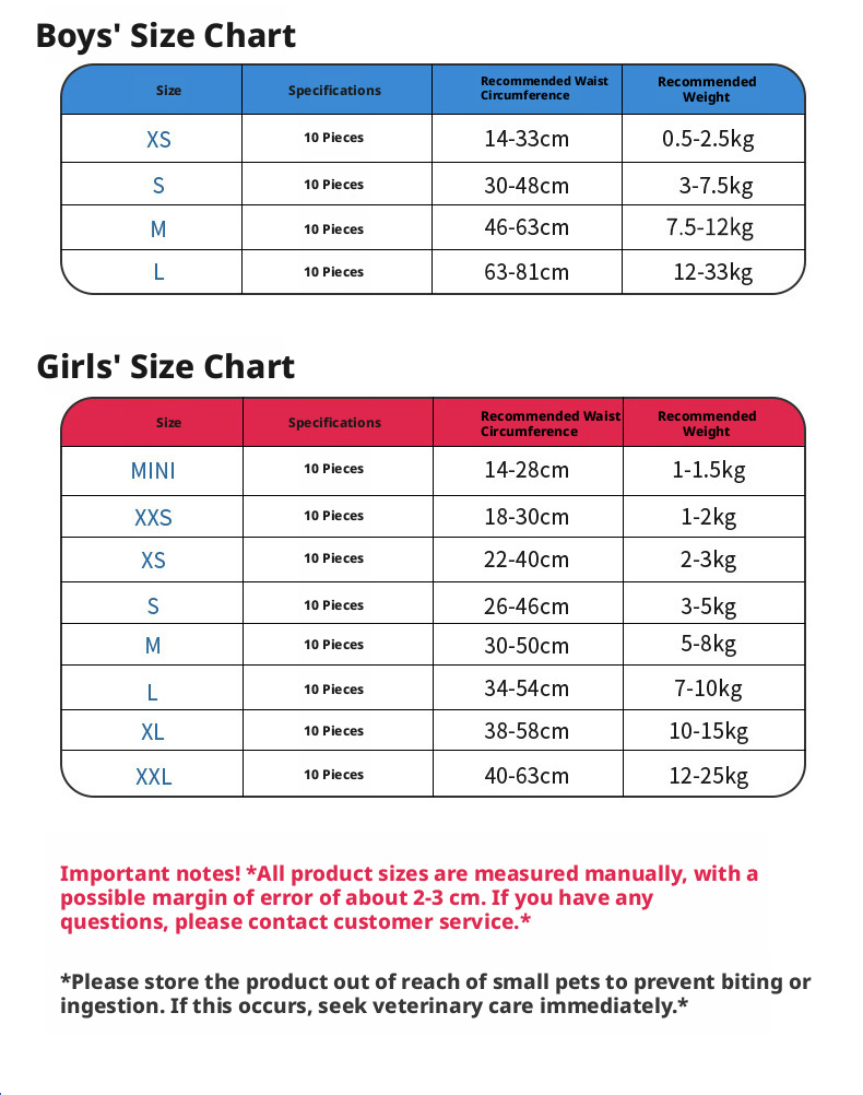 Dog Diapers & Sanitary Pants – Male/Female Pet Diapers, Pee Pads & Heat Period Panties