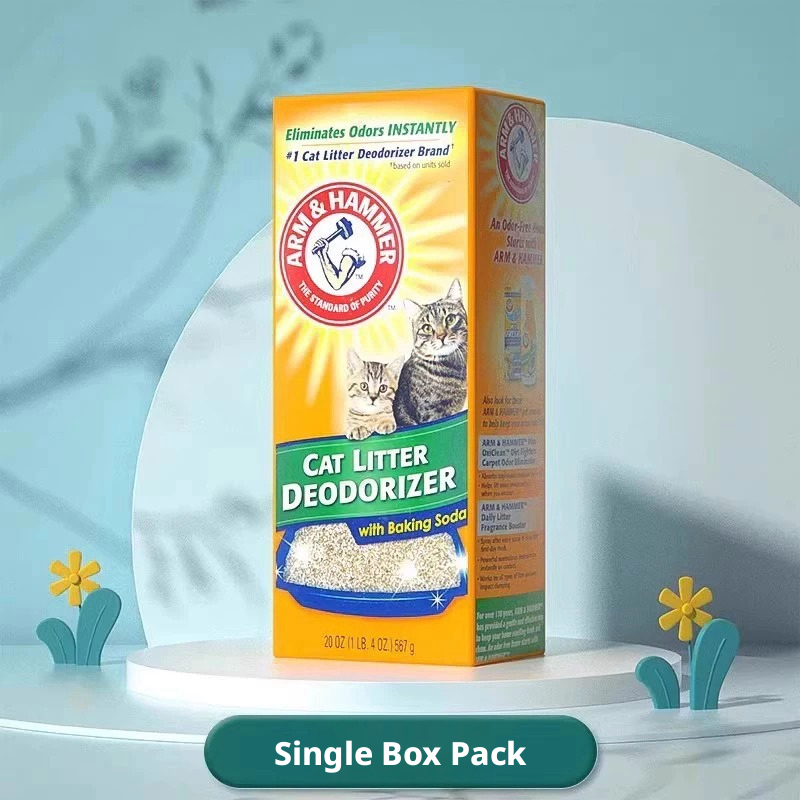 Hammer Cat Litter Deodorizer – Baking Soda Odor Eliminator for Cat Urine, Pet-Safe