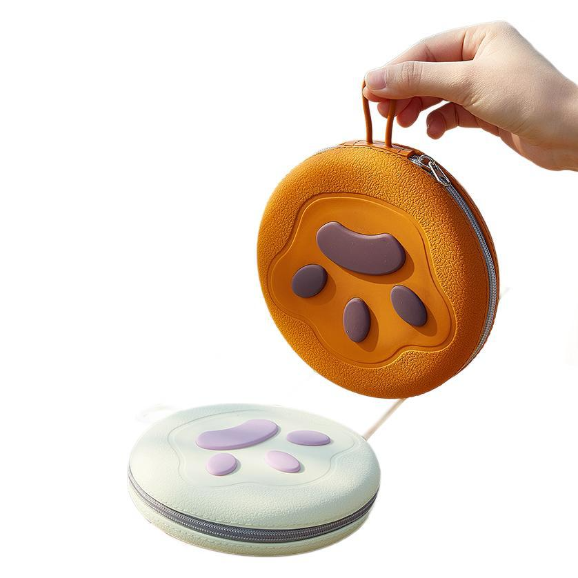 Portable Silicone Dog & Cat Bowl – Double Bowl, Anti-Spill Design for Outdoor Travel