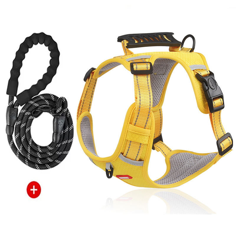 Escape-Proof Dog Harness & Leash – Vest-Style Walking Set for Medium to Large Breeds, Ideal for Shiba Inu