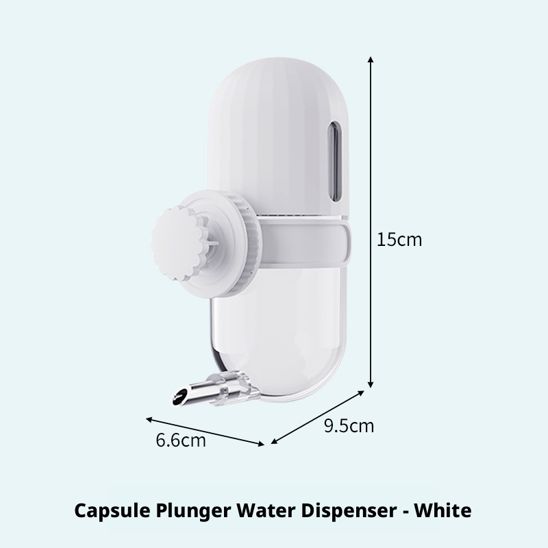 Automatic Parrot Water Feeder – No-Drip Siphon Water Bottle for Cockatiels, Large Size