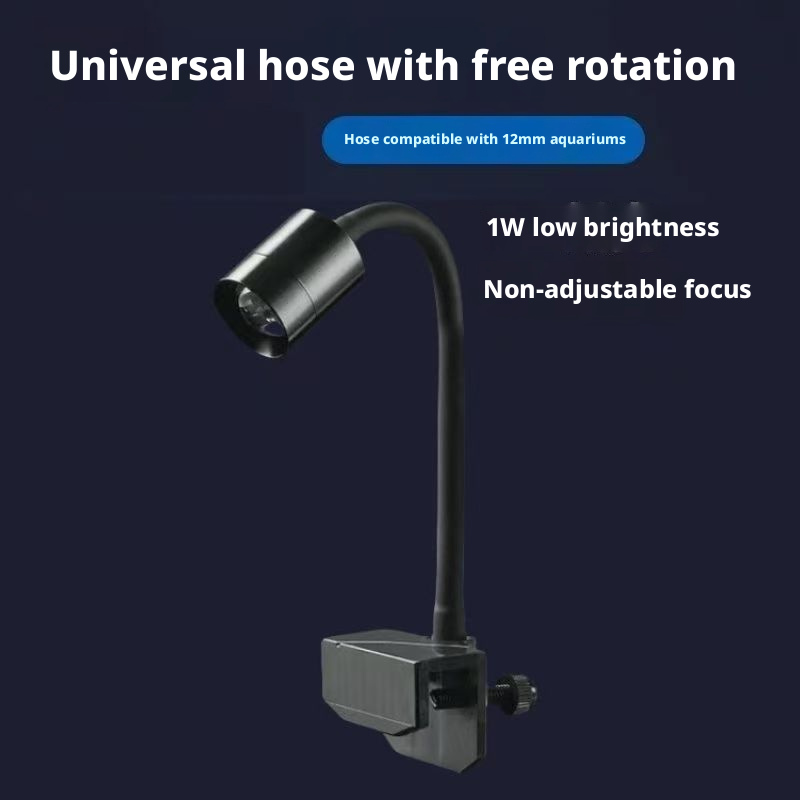 LED Aquarium Spotlight – Zoomable Fish Tank Light for Plants, Turtles & Bio-Tope Tanks