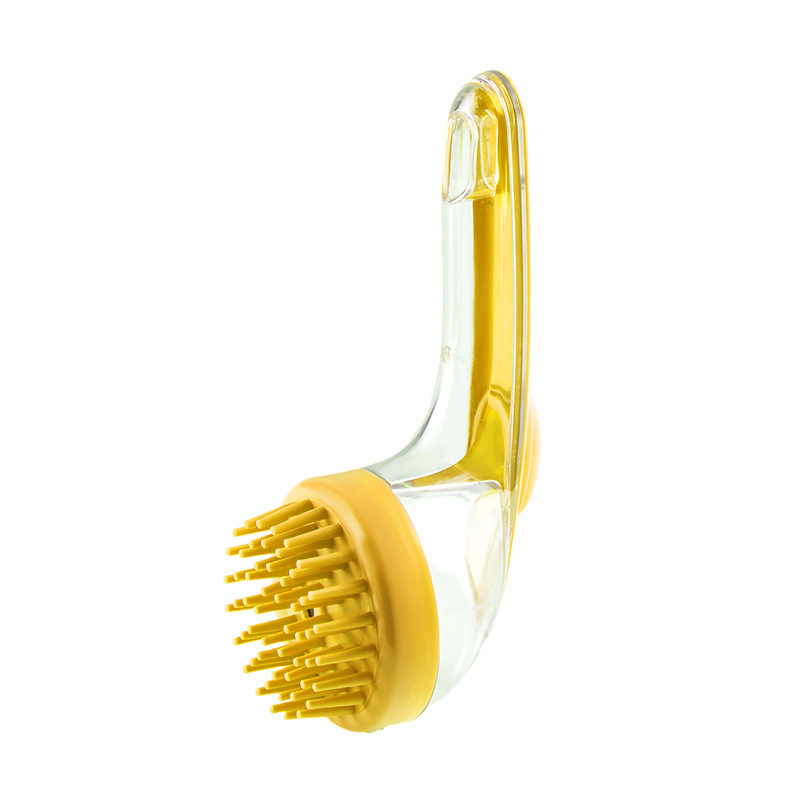 Silicone Pet Bathing Brush – Dog Cat Shower Scrubber & Massage Comb, Grooming Cleaner Tool for Deep Skin Exfoliation