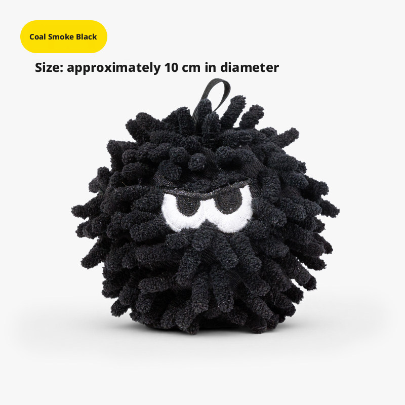 Squeaky Mop Ball Dog Toy – Durable Chew Toy for Teeth Cleaning & Boredom Relief