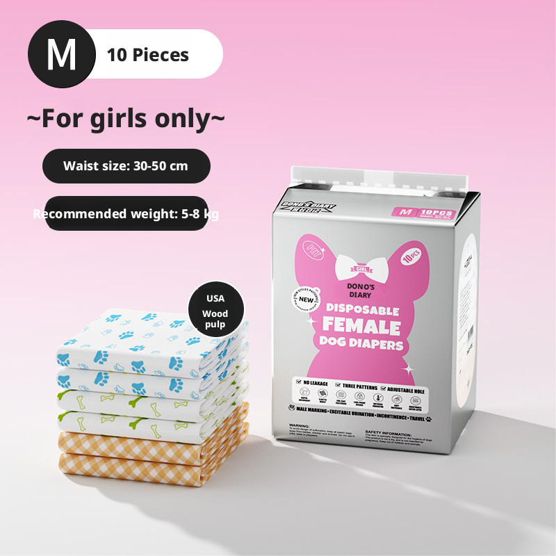 Dog Diapers & Sanitary Pants – Male/Female Pet Diapers, Pee Pads & Heat Period Panties
