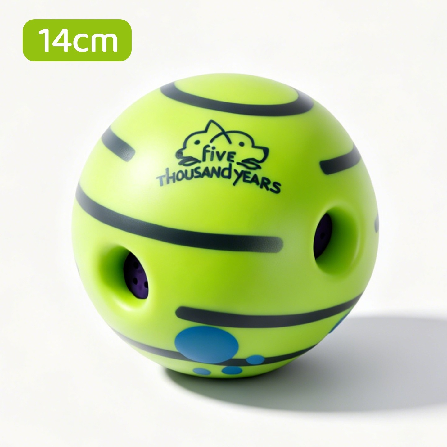 Squeaky Dog Toy Ball – Durable Chew Toy for Large Breeds, Boredom Relief & Teeth Grinding